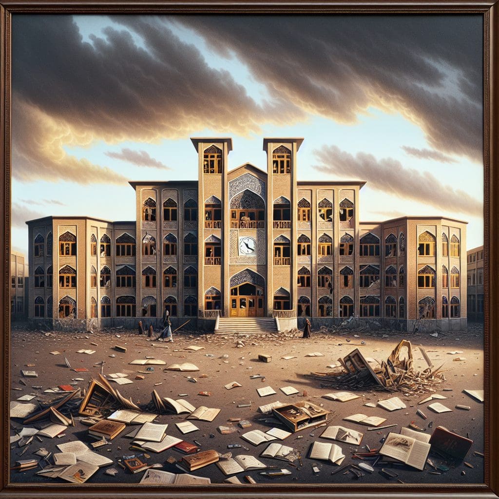 Who attacked a girls’ school in Iran? A visual inquiry.