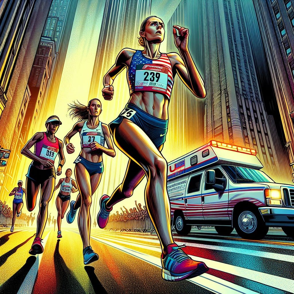 She was poised to triumph in the U.S. women’s half marathon, but then a guide vehicle took a wrong turn.