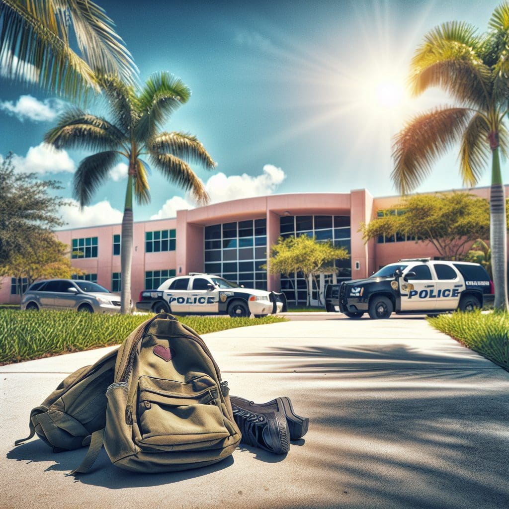 Florida students, aged 10 and 11, taken into custody following alleged threats of gun violence.