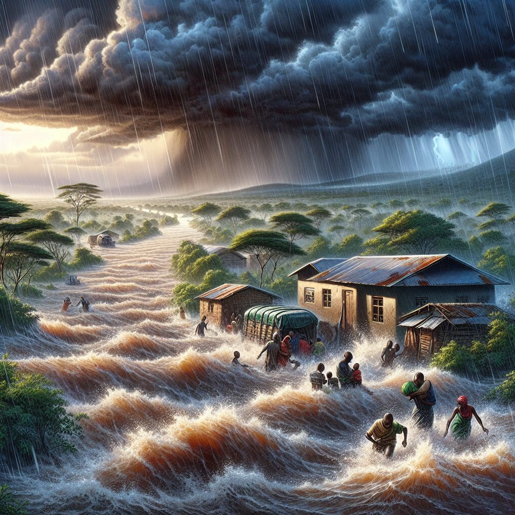 Floods in Kenya claim the lives of at least 42 individuals.