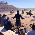 Harris County judge alleges rough treatment at rodeo; officials report $9,000 in complimentary items.