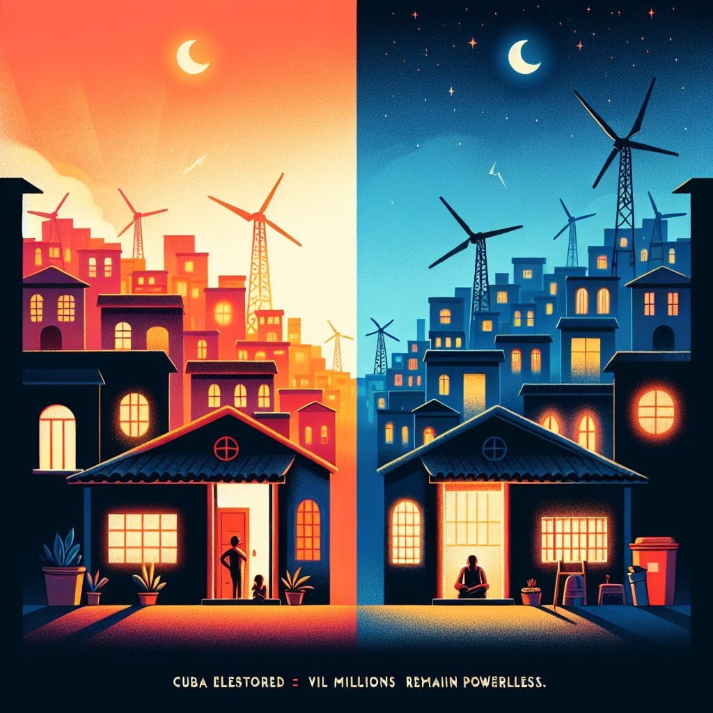 Cuba Restores Electrical Grid Connections, Yet Millions Remain Powerless