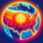 Historic heat dome expanding to envelop almost the entire United States.