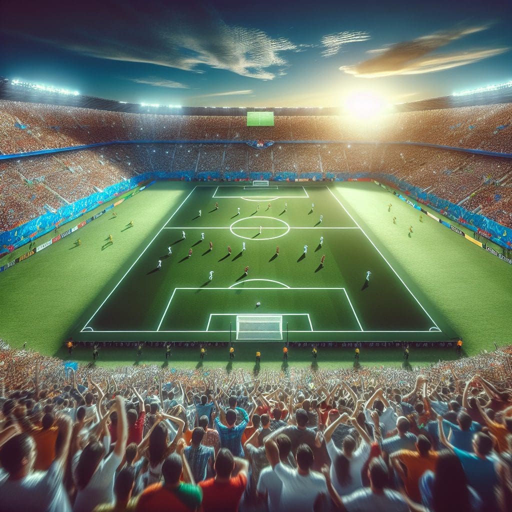 The final six places in the World Cup are available.