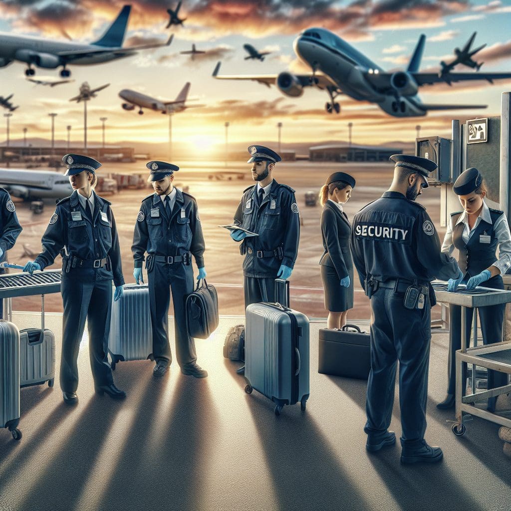 Trump announces intent to issue order for airport security worker payments, lacking additional information.