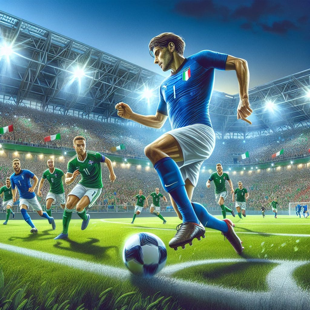 Tonali guides Italy to victory over Northern Ireland, advancing to the World Cup playoff final.